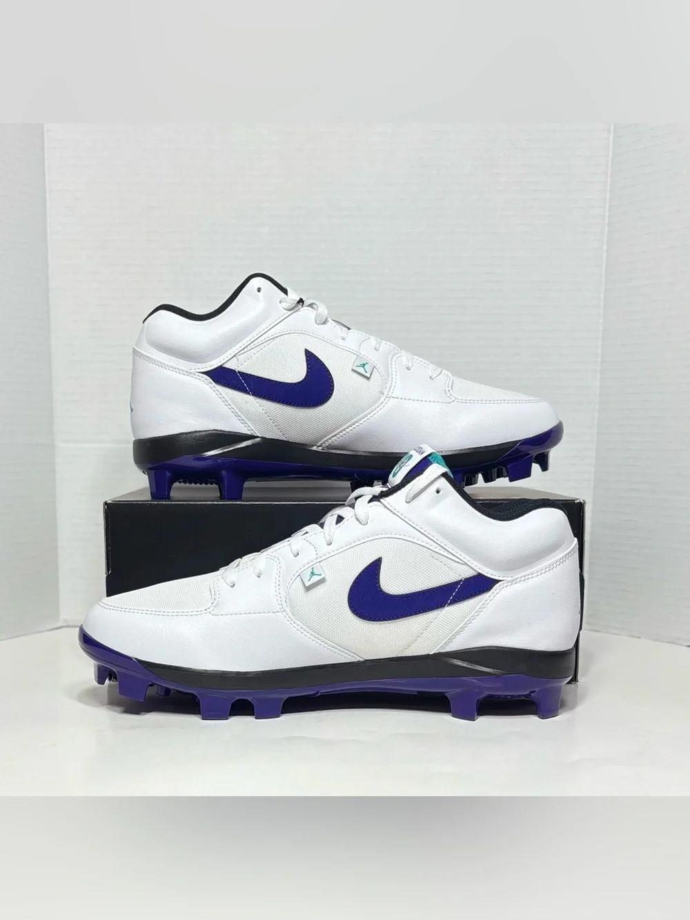 NEW Nike Air Jordan Stadium 90 Low MCS Men's Baseball Cleats HQ0211-105 Size 12